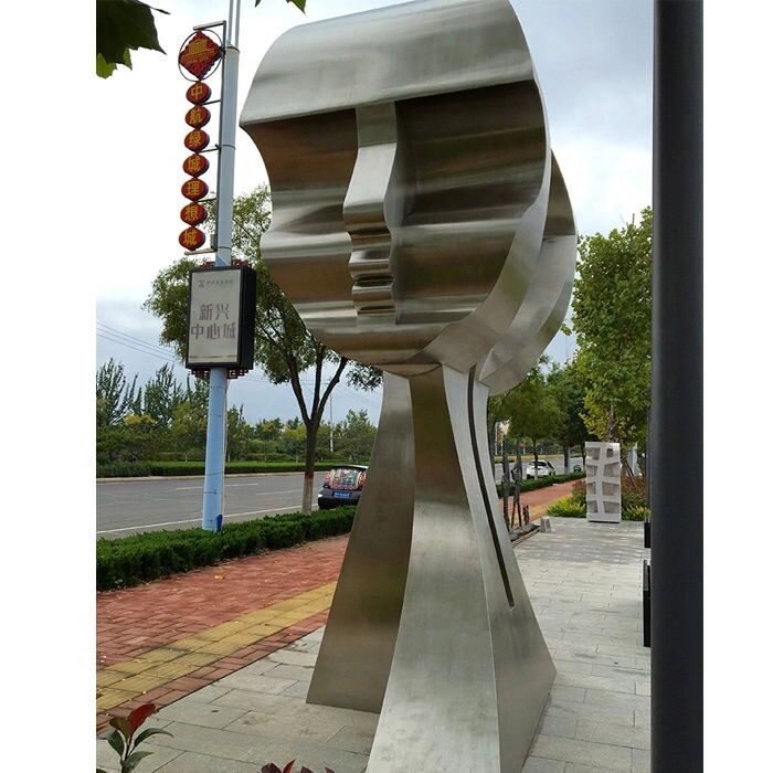 Large Outdoor Metal Garden Stainless Steel Art Wholesale Man Sculpture 1