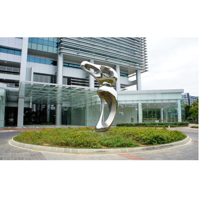 Large Stainless Steel Outdoor Abstract Entrance Sculpture
