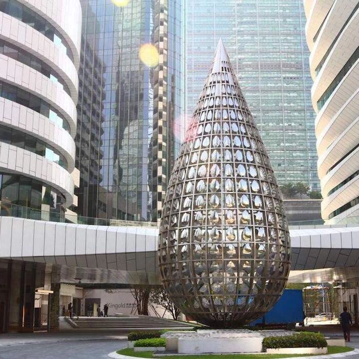 Metal Stainless Steel Decorative Large Outdoor Sculpture