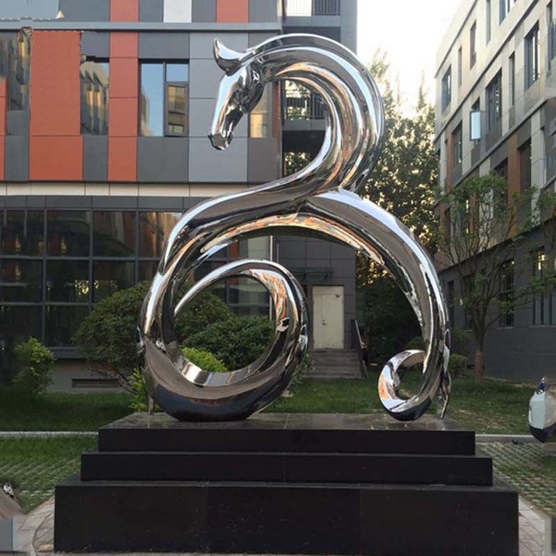 Modern Art Stainless Steel Abstract Metal Outdoor Sculpture