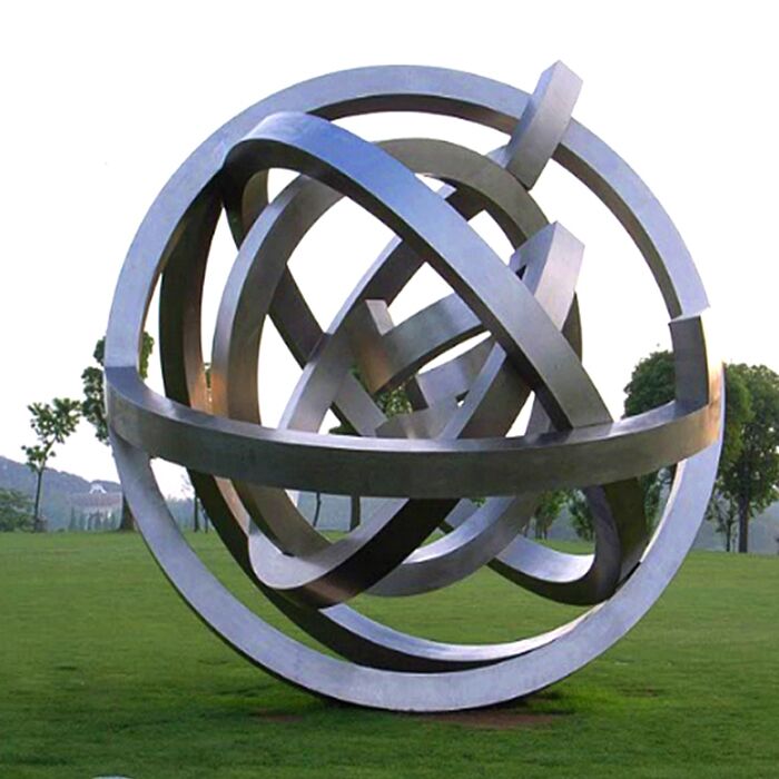 Outdoor Metal large Modern Stainless Steel Garden Sculpture