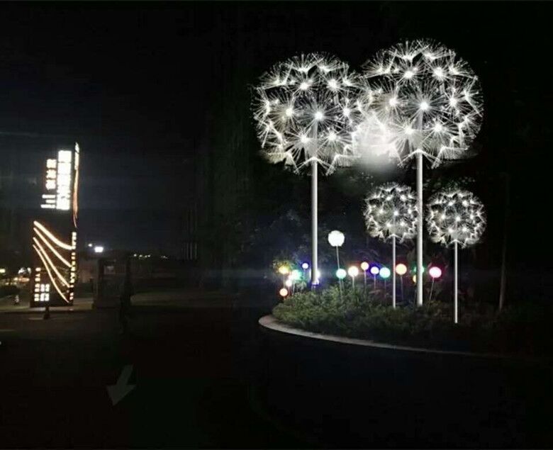 Stainless steel dandelion sculpture (17)