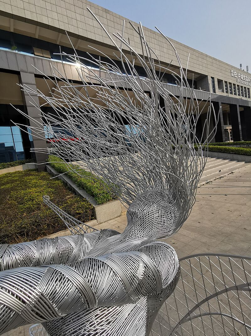 Incredible Garden Stainless Steel Dandelion Wire Fairy Sculpture (5)