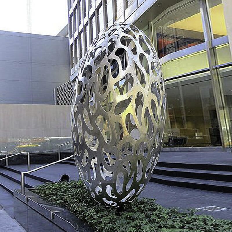 Metal Garden Sphere Stainless Steel Large Sculptures For Sale