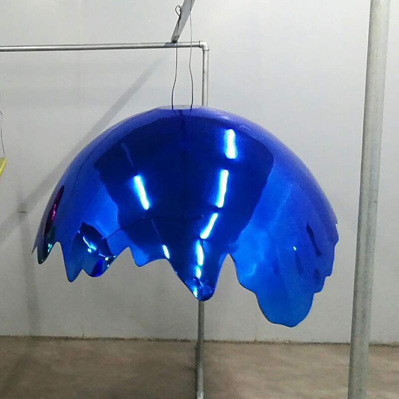 Metal Modern Art Stainless Steel Egg Sculpture (1)