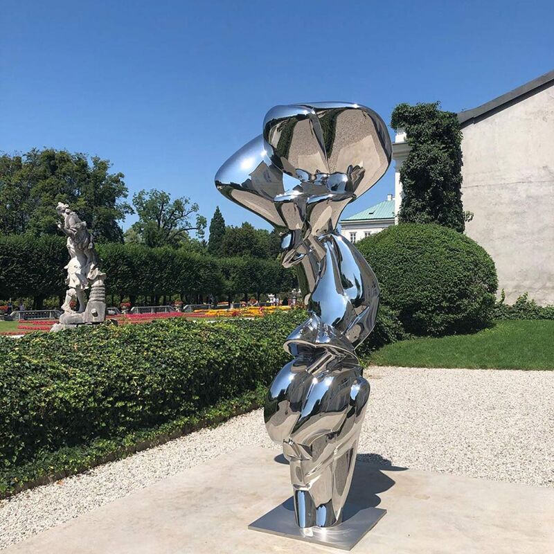 Modern Art Outdoor Large Metal Sculptures Abstract Stainless Steel Sculpture1