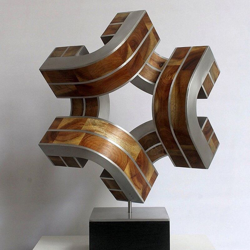Interior decoration stainless steel abstract sculpture