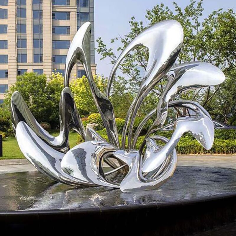Stainless Steel Metal Sculpture Garden Large Size Sculpture