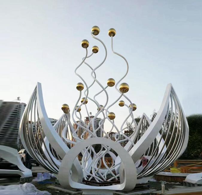 Large-Metal-Abstract-Art-Sphere-Sculpture-Stainless81
