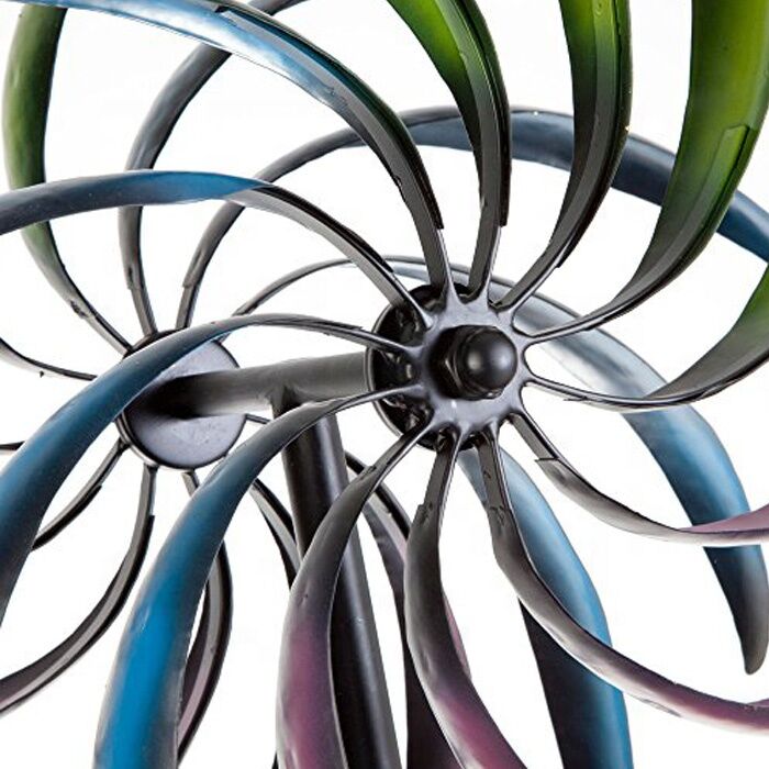 Outdoor-Stainless-Steel-Rainbow-Kinetic-Wind-Spinner