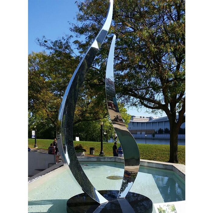 Outdoor-Modern-Large-Stainless-Steel-Garden-Sculpture