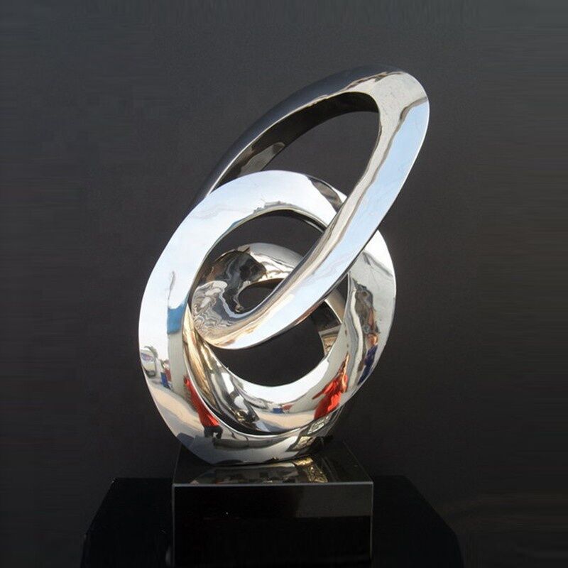 Indoor-Decoration-Stainless-Steel-Office-Sculpture