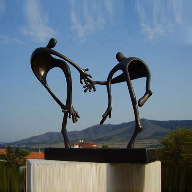 Life-Size-Modern-Dancing-Man-Brass-Sculpture
