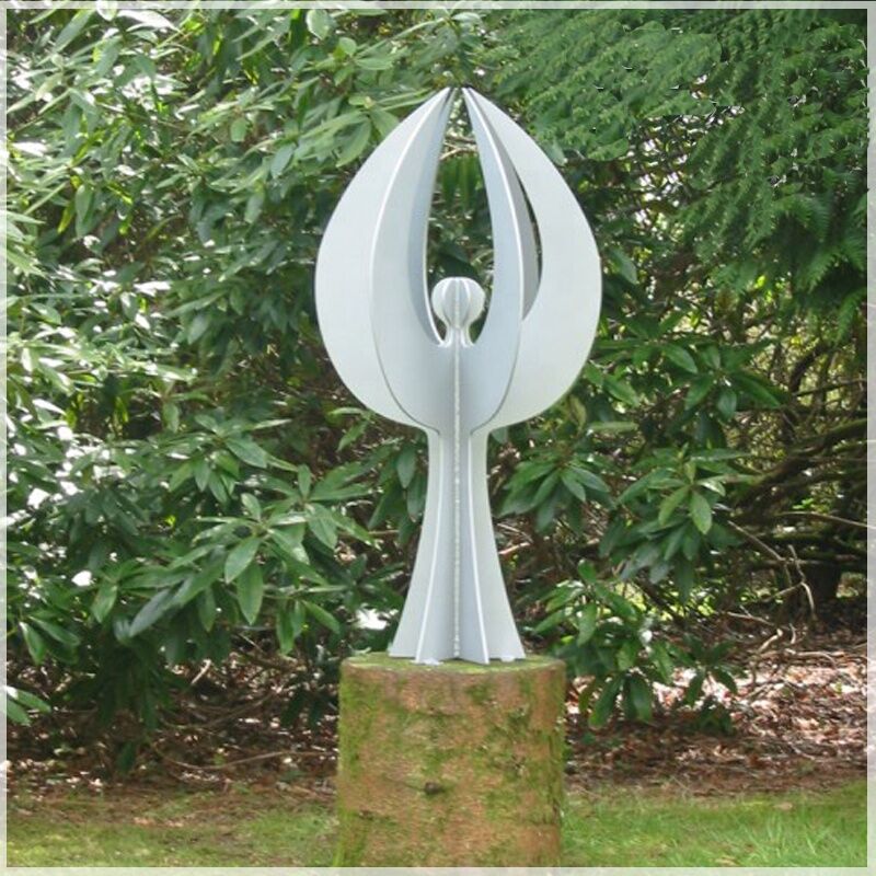 Large Modern Metal Angel Stainless Steel Garden Sculpture