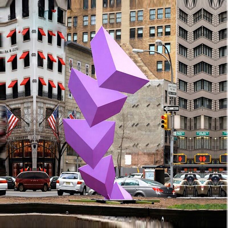 Metal-Steel-Geometric-Stainless-Steel-Geometric-Sculpture