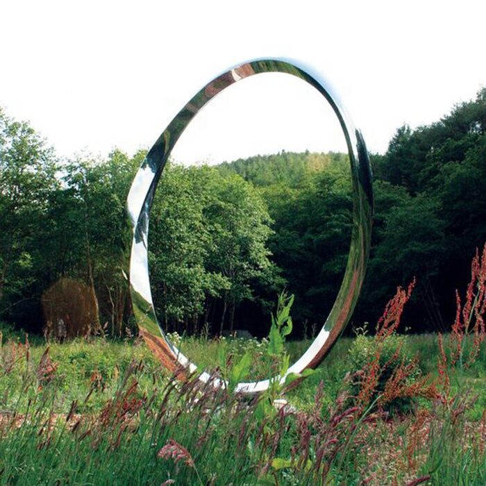 304 Garden Landscape Design Polished Stainless Steel Sculpture