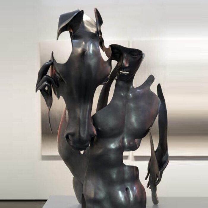 Famous Abstract Stainless Steel Modern Metal Art Sculpture 2