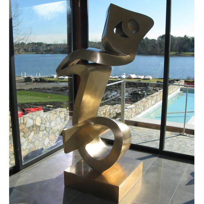Modern Decoration Art Stainless Steel Arabic Sculpture