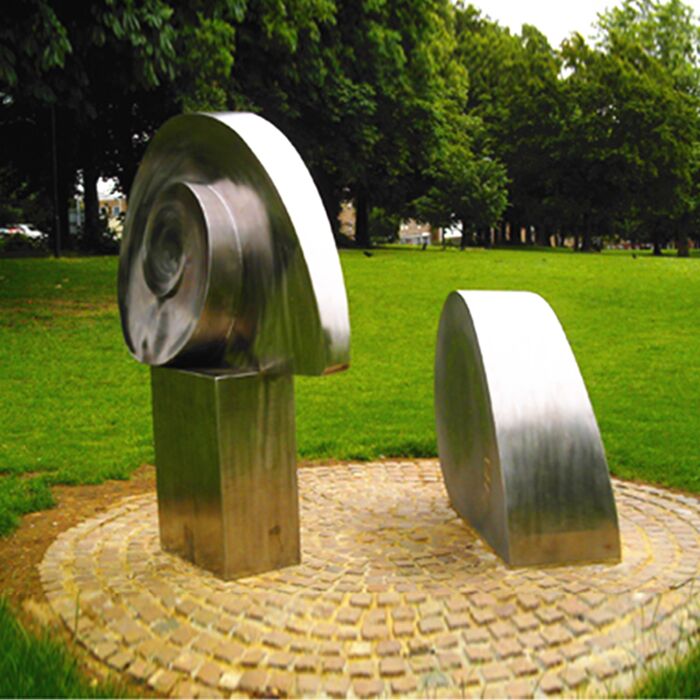 Modern outdoor landscape decoration large metal garden sculpture