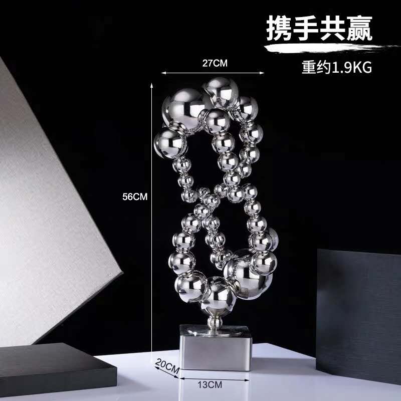 Stainless steel works of art