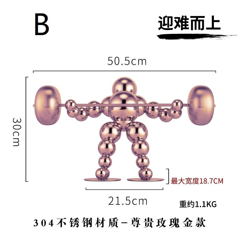 Stainless steel works of art (b)