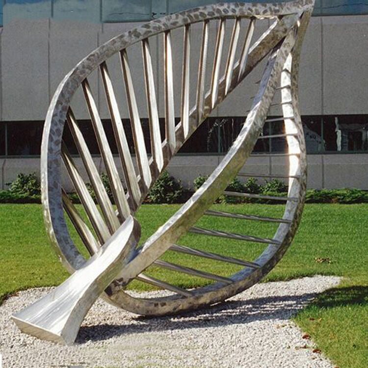 Popular novel large stainless steel outdoor sculpture