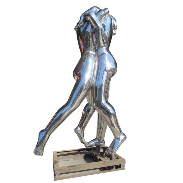 high-quality modern Abstract Art nude woman stainless steel statue