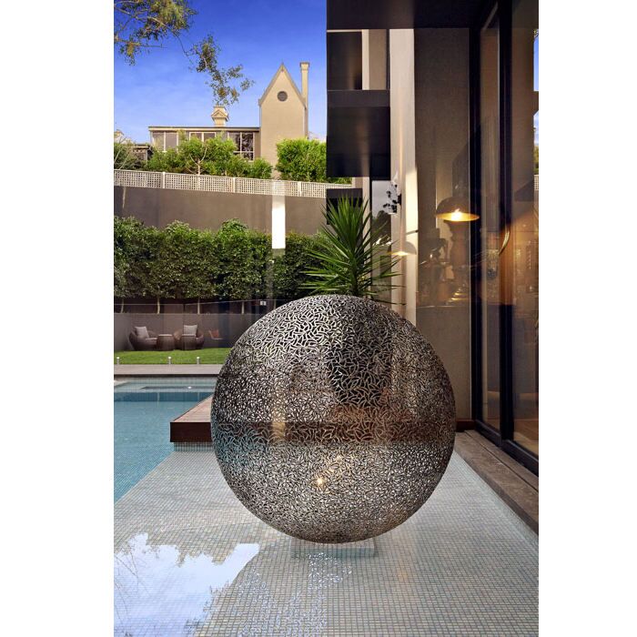 Garden Hollow Ball Stainless Steel Sculpture