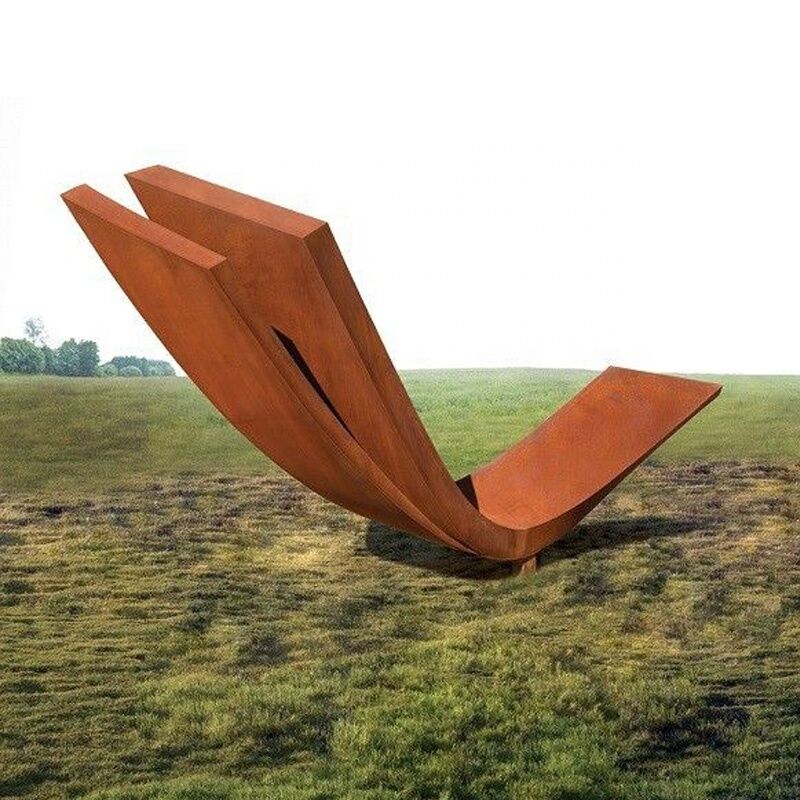 Beverly Pepper Art Garden Corten Steel Abstract Sculpture