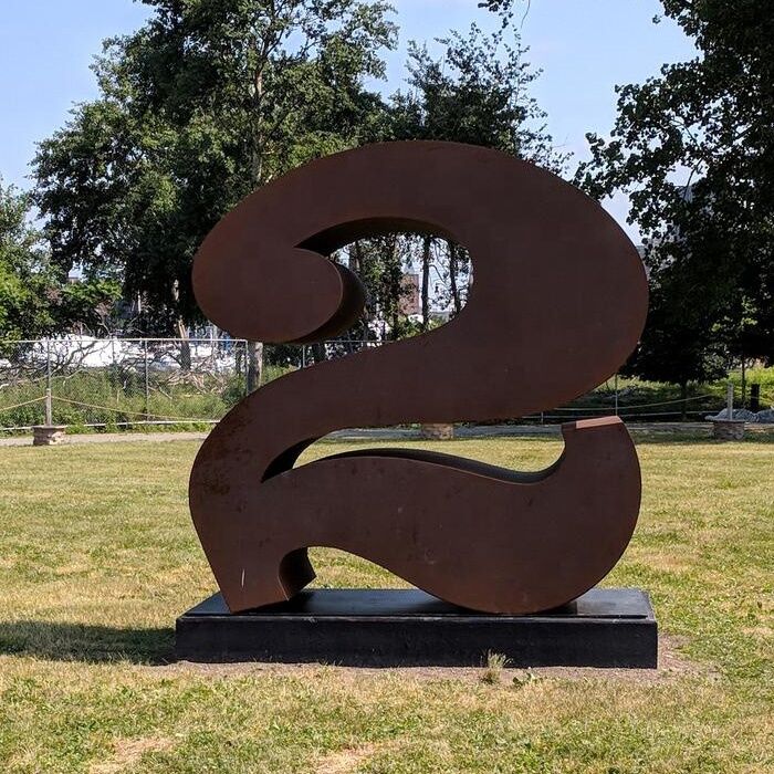 Figure Garden Metal Outdoor Corten Steel Sculpture4