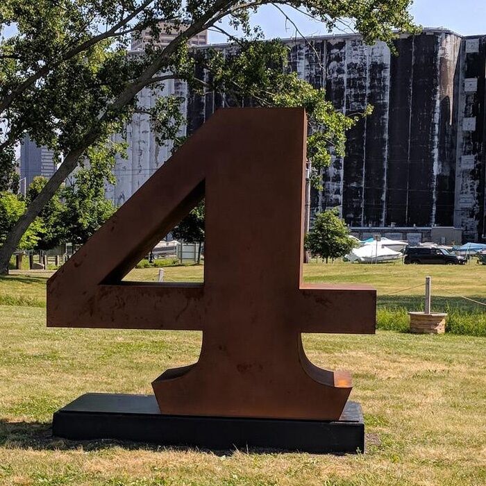 Figure Garden Metal Outdoor Corten Steel Sculpture5