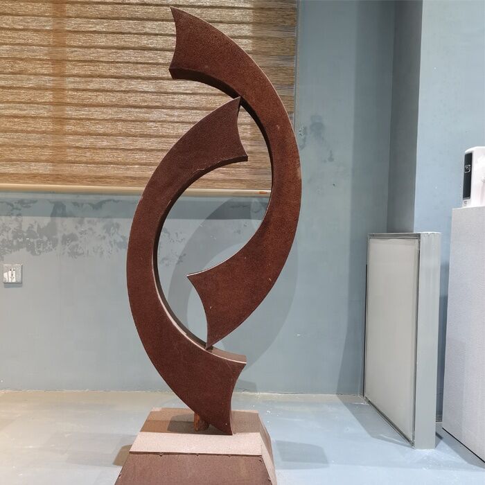 Outdoor Garden Abstract Metal Decorative Corten Steel Sculpture