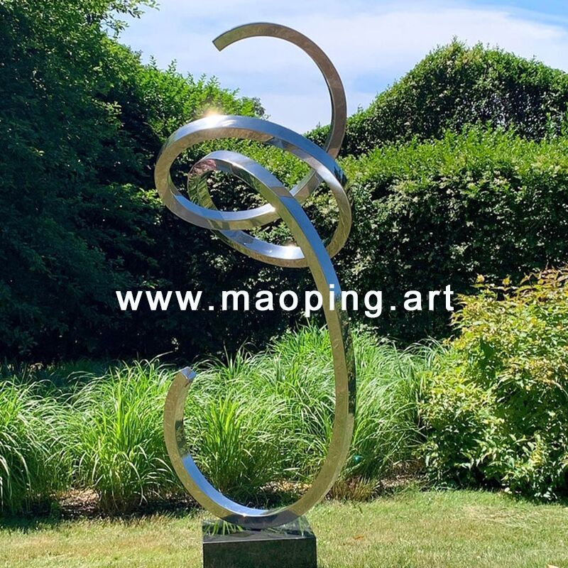 Large Outdoor Abstract Metal Sculpture (1)
