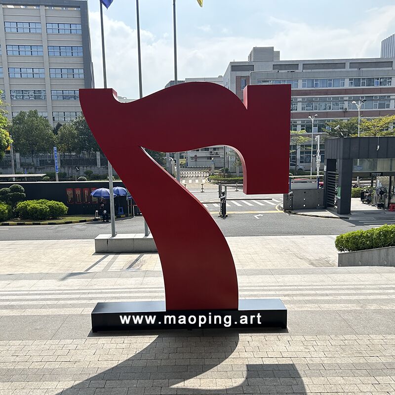 Digital Sculpture House Number for Villa No. 7 (2)